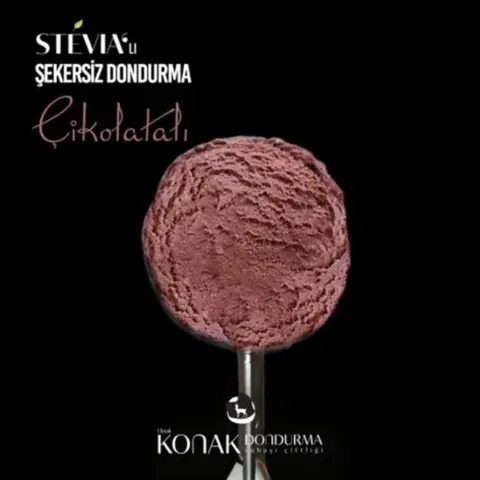 Çikolatalı Dondurma (Rafine Şekersiz)